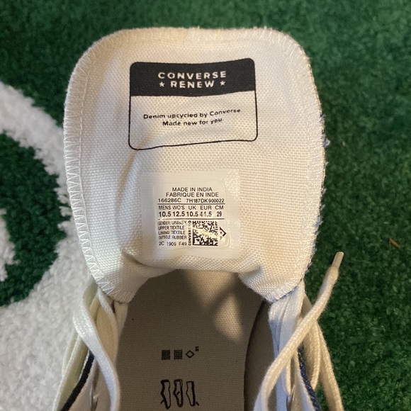 Converse Chuck Taylor Renew Denim/ Blue/ Black [Mens Size 10.5] - Picture 5 of 5